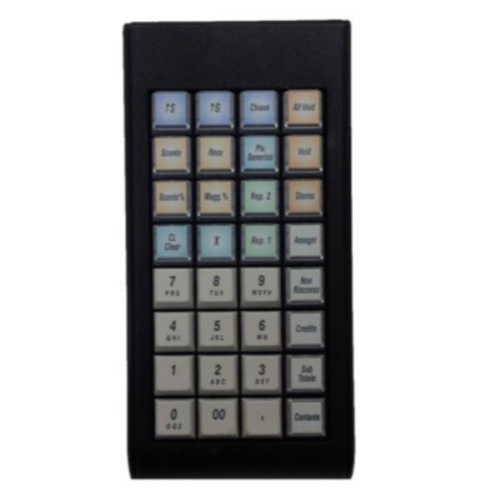 EPSON TASTIERINO USB 32 TASTI PER PRINTER FISCALE FP-90III-FP-81II GRIGIO BIANCO